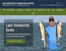 Tablet Screenshot of lakeshelbyvilleguide.com